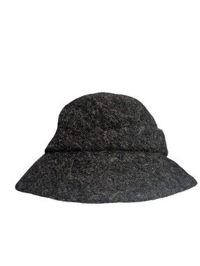 Borsalino Charcoal Gray Wool Fedora Felt Hat